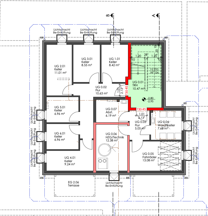 Grundriss Untergeschoss